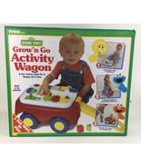 Sesame Street Grow N Go Activity Wagon Tyco Baby Toy Ride on Vintage 199... - $132.61