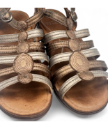Dansko Fisherman Sandals Drea Leather Womens Size 37 Bronze Strappy Vene... - $33.99 CAD
