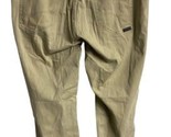 Outpost Makers  haki Flat Front Straight Leg  Jeans 5 Pocket Chinos 36 x34 - $15.72