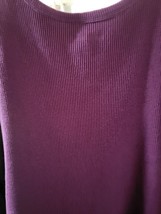 Woman Within Sweater Knit Pullover Purple Women&#39;s 1xl 22-24 - £8.70 GBP