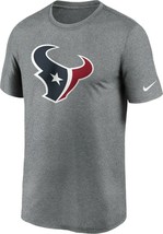 Houston Texans Mens Nike Legend Logo DRI-FIT Performance T-Shirt - XL &amp; L - NWT - £19.53 GBP