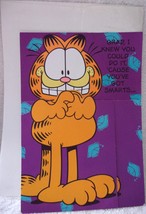 Vintage Hallmark Garfield Extra large Graduation Card New With Envelop 1978 - $14.99