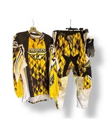 Fly Racing Kinetic Long Sleeve Jersey Men’s Size L Pants Size 34 &amp; Glove... - $1,322.68 MXN