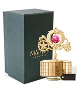 24 k Gold Plated Princess Carriage Music Box Love Story | Table Top orna... - $493.98 MXN