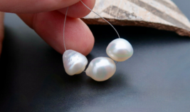 Gorgeous Aa+ &amp; Aa Australian 9.5-10.4mm South Sea White Cultured Pearls - $69.19