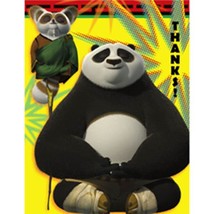 Kung Fu Panda 2 Thank You Cards with Envelopes 8 Count Birthday Party Supplies - £3.37 GBP