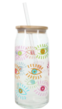 Glass Tumbler With Lid And Straw 20oz - £8.10 GBP