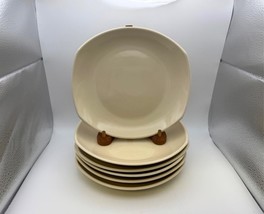Set of 6 Dansk CLASSIC FJORD Khaki Salad Plates - $59.99