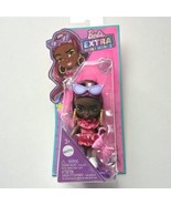 Barbie Extra Mini Minis Doll Long Purple Hair with Stand New HLN47 - $12.91 CAD