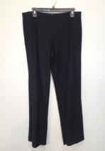 Eileen Fisher Womens Black Stretch Pants size L Large - £22.68 GBP