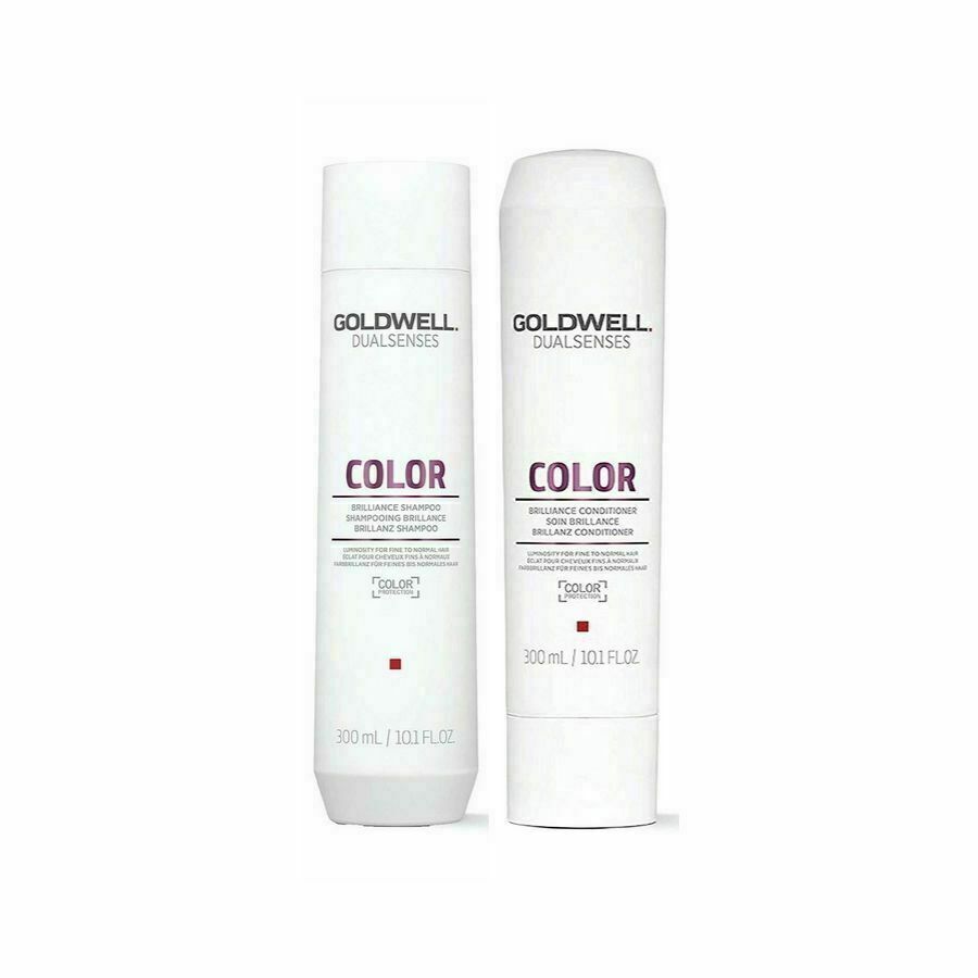 Goldwell Dualsenses Color Brilliance Shampoo & Conditioner 10.1oz/300ml - NEW - £23.67 GBP