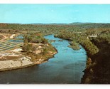 White River From Table Top Dam Near Branson Missouri MO UNP Chrome Postc... - $2.67
