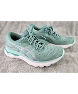Asics Gel Nimbus 24 Running Shoes Womens Size 10 Sage Green Athletic Sne... - £97.30 GBP