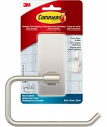 Command Toilet Paper Holder Satin Nickel With Water Resistant Command St... - €37,02 EUR