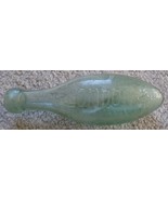 Antique Torpedo Glass Bottle HD RAWLING, NASSAU STREET, LONDON with Blob Top! - $149.99