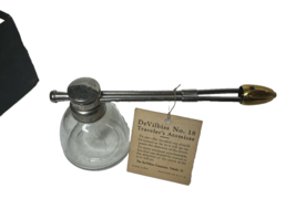 DeVilbiss  No 18 Traveler&#39;s Atomizer Glass Spray Bottle In Original Box ... - £12.07 GBP