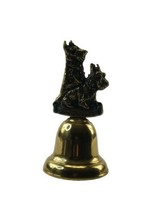 Vintage House of Goebel Brass Bell SCOTCH TERRIER with handle Made in England - £15.49 GBP