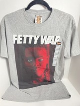 MDNY Gray/Multi Fetty Wap Portrait Hip Hop Rap Graphic T-Shirt Size Medium new - £13.07 GBP