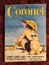 Coronet August 1951 Aug 51 Wesley Snyder Ben Stahl Women In History Sports Stars - £7.08 GBP