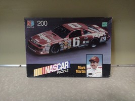 Nascar Racing Puzzle Sealed MARK MARTIN #6 MB Milton Bradley 200 PIECE 1990 - £7.41 GBP