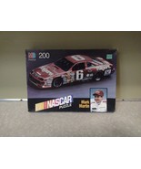 Nascar Racing Puzzle Sealed MARK MARTIN #6 MB Milton Bradley 200 PIECE 1990 - $9.49