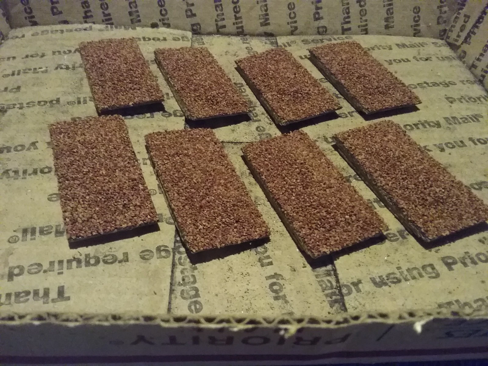 HO scale iron ore load inserts for AHM ore jenny - Custom Handmade Set Of 8 - $8.00