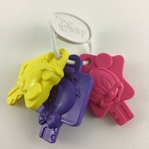 Disney Baby Keys Rattle Teether Mickey Mouse Minnie Donald Duck Vintage Toy - $23.91
