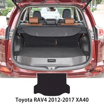 Leather car trunk storage pads for toyota rav4 2005 2006 2007 2020 xa30 xa40 xa50 cargo thumb200