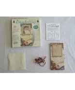 Open* Daydreams #72675 Santa’s List Cross Stitch Complete Kit 8&quot;x 4” Vtg... - $212.97 MXN