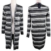Tommy Hilfiger Duster Sweater Black White S/P New - $39.00