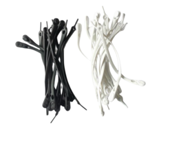 Black or White No Tie Elastic Lacing System Pack of 14 - $10.99