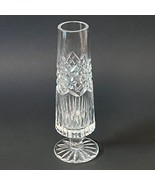 Crystal Footed Bud Vase 6-7/8&quot; Clear Cut Glass - $276.80 MXN