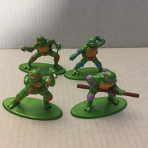 TMNT Raphael Leonardo Michelangelo Donatello 1.5&#39;&#39; Metal Figures - $23.91 CAD