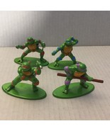 TMNT Raphael Leonardo Michelangelo Donatello 1.5&#39;&#39; Metal Figures - $313.48 MXN