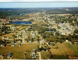 Airview of Lincoln Maine  Postcard 1968 - $11.88