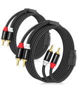 Hosongin Rca Cables 25Ft 2 Pack[Hi-Fi Sound, Nylon Braided, Shielded],, ... - €29,17 EUR