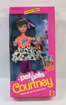 1991 PET PALS COURTNEY Doll &amp; Kitty, Best Friend of Skipper 2710 Mattel ... - £31.28 GBP