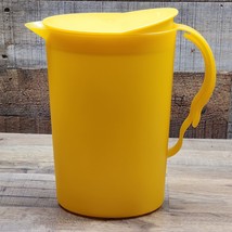 Tupperware IMPRESSIONS Rocker Lid Pitcher Golden Yellow - 2.1 Liter,  2.... - $22.59