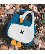Goose Crossbody bag, 100% Hand Crocheted Tote Bag, Handmade Tote Bag - $91.22 CAD