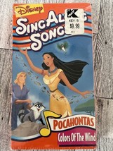 Vintage New Sealed Disneys Sing Along Songs Pocahontas Colors of the Win... - £7.49 GBP