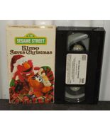 Elmo Saves Christmas VHS Tape Sesame Street 1996 Sony Wonder Big Bird Mo... - $14.80