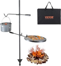 The Vevor Swivel Campfire Grill Is A Portable Outdoor Barbecue, Duty Steel. - $967.92 MXN
