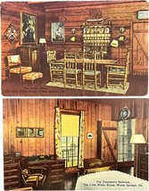 The Little White House, Warm Springs, Georgia vintage postcards - $11.99