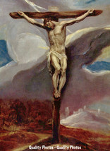 Christ on Cross 8.5x11&quot; Photo Print, El Greco Fine Art Painting Jesus Religious - £6.12 GBP