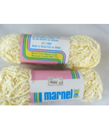 2 Skein Marnel Marisa  100% Cotton &amp; Rayon Baby Yarn 50g balls made in B... - $8.31