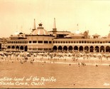 RPPC Boardwalk Beach and Pavilion Santa Cruz California CA UNP Postcard D4 - $15.10