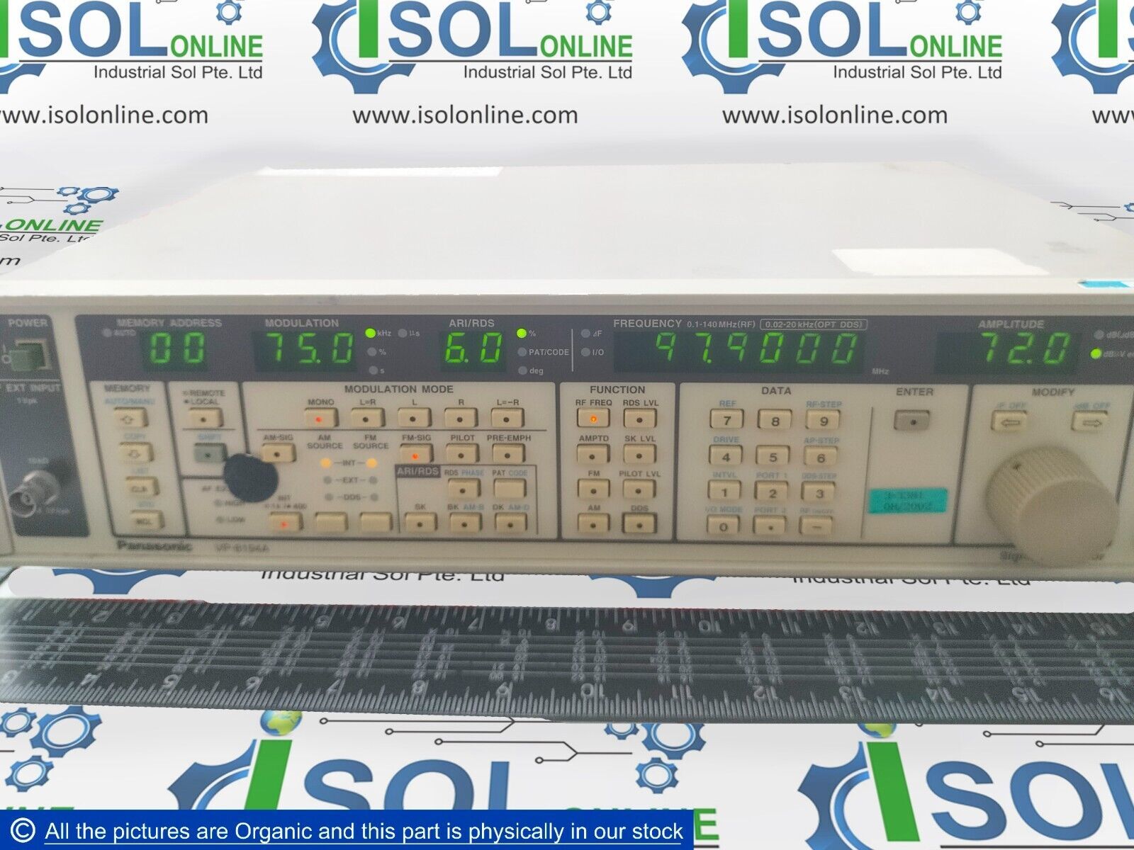Panasonic VP-8194A AM/FM Stereo Signal Generator 100 kHz to 140 MHz VP8194A - $1,632.00
