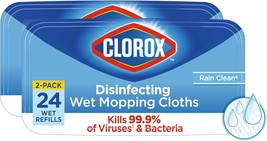 Clorox Disinfecting Wet Mop Pad, Disposable Mop Heads, Multi-Surface Floor Wipes - £41.32 GBP