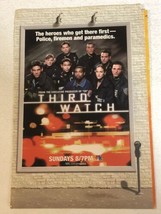 Third watch Tv Guide Vintage Print Ad Bobby Cannavale Eddie Cibrian Tpa15 - $6.92