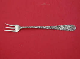 Repousse by Jacobi and Jenkins Sterling Silver Cocktail Fork 5 3/4&quot; - £46.58 GBP
